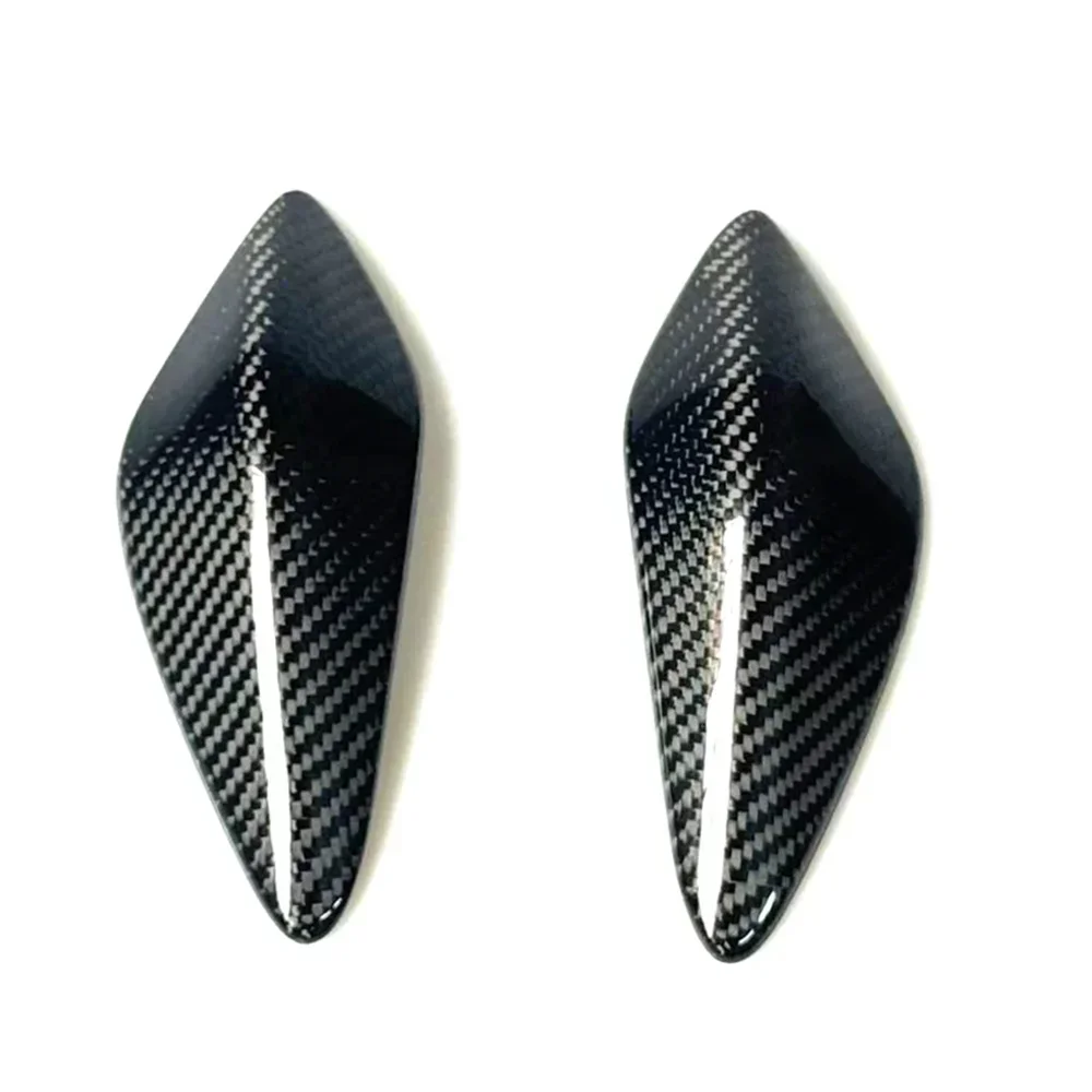 

For Triumph Daytona Moto2 765/Street Triple 765 S R RS 2023-2025 modified carbon fiber side fuel tank cap accessories
