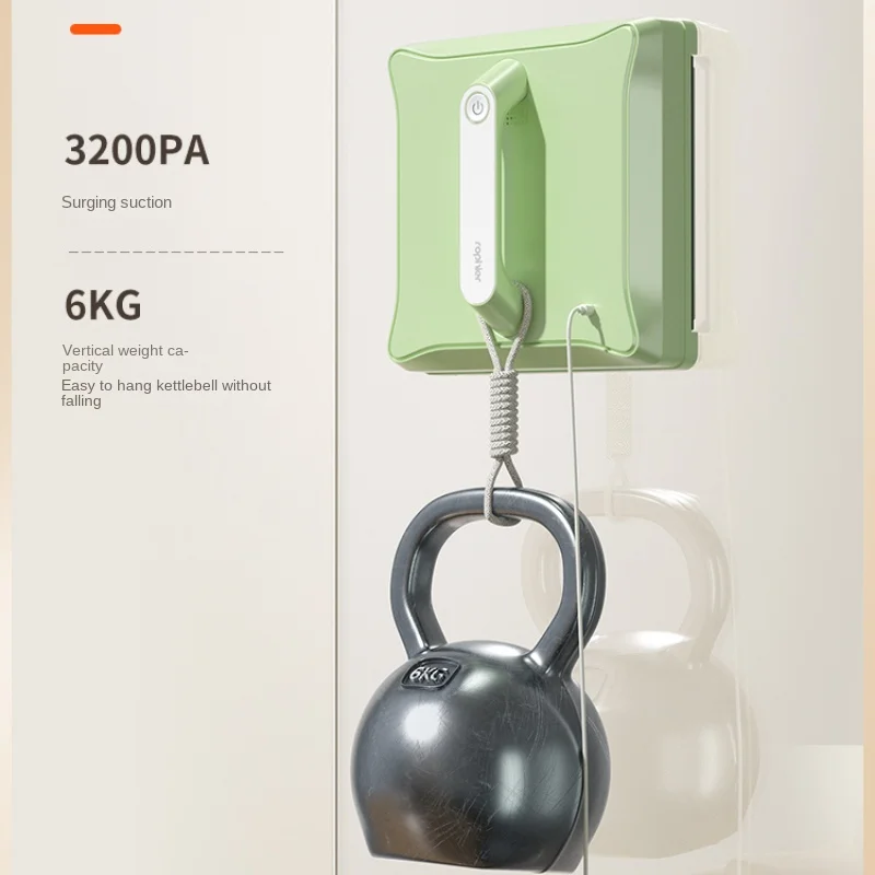 New Window Cleaner Robot Electric Window Cleaner Glass Cleaning Artifact Double-sided Smart Remote Control High Suction