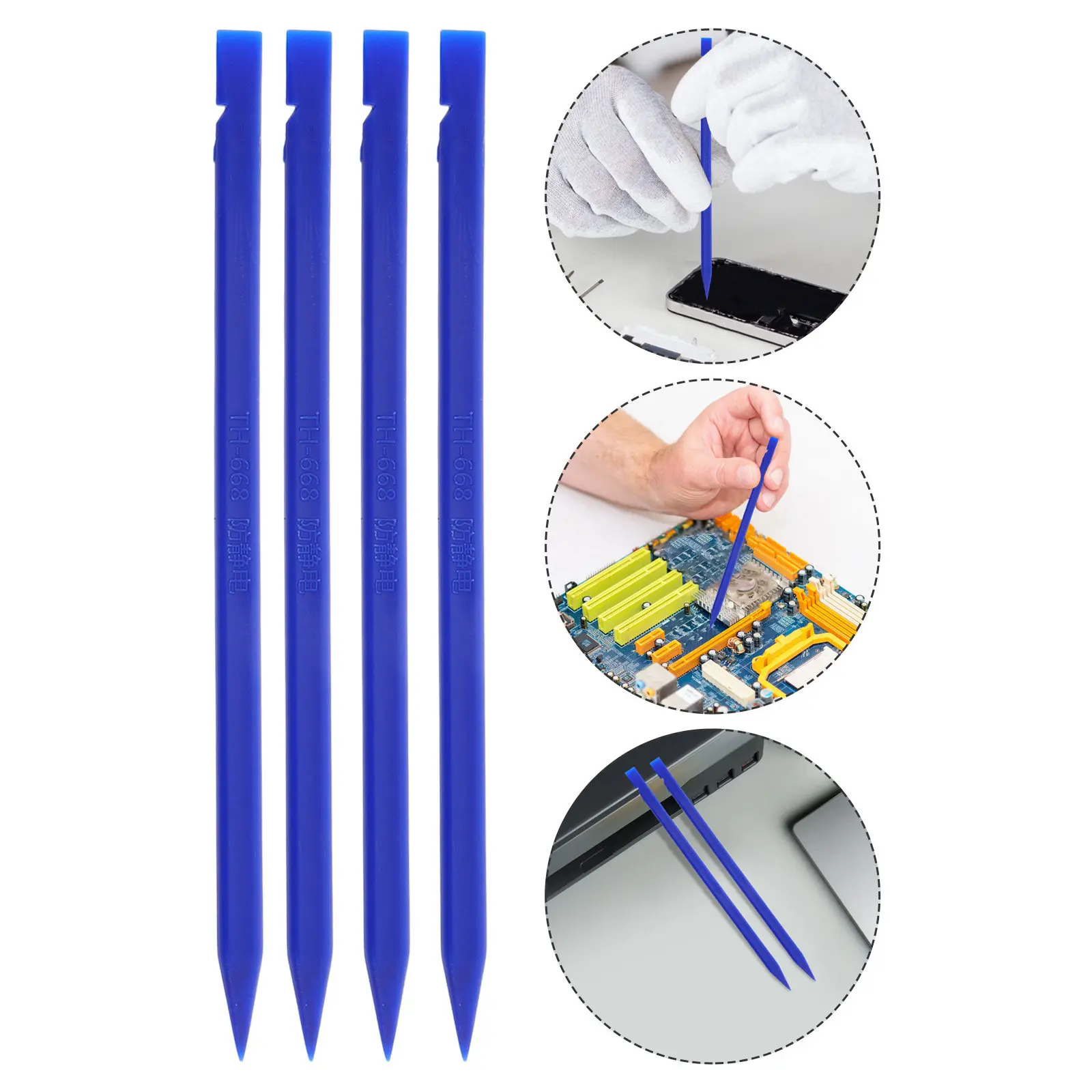 

Набор инструментов для вскрытия из АБС-пластика, 100 шт., без царапин, для разборки ЖК-экранов компьютеров и мобильных телефонов