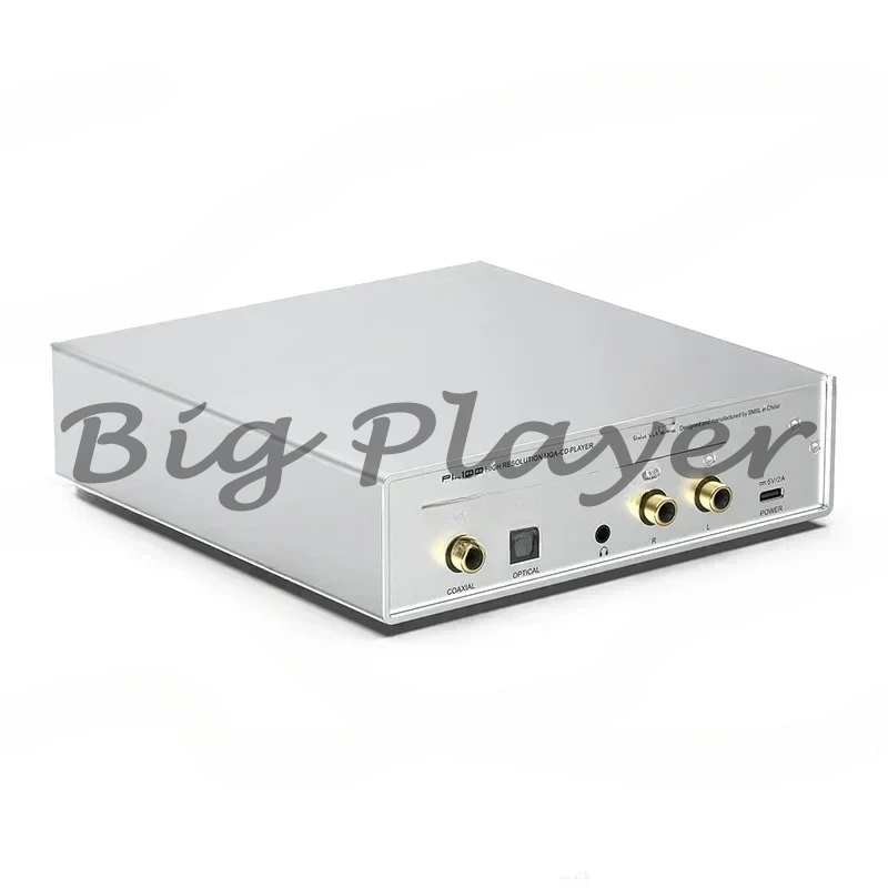 Coaxial 3.5mm Headphone SMSL PL100 CD Player CS43131 Desktop Decoder Optical  Output with Remote Control