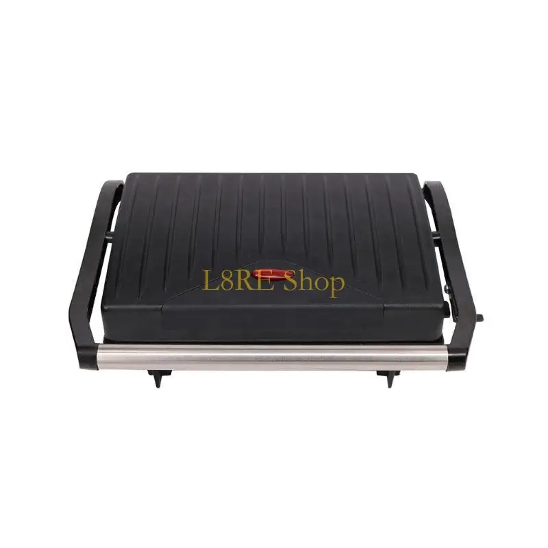 L8RE Electric Contact Grill Barbecue 무연 베이킹 개방 180도 바베큐