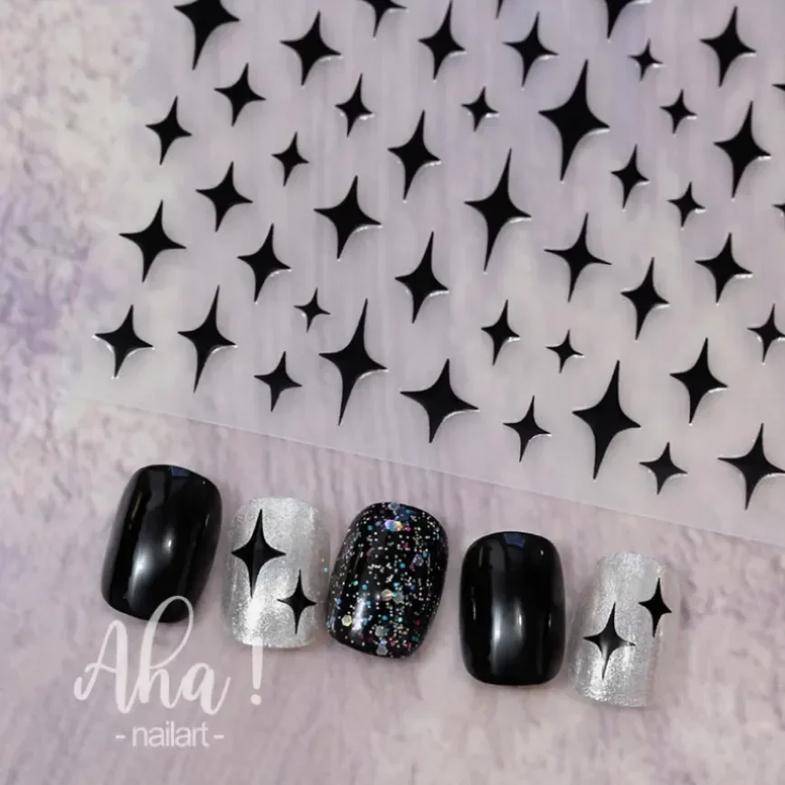 3D Nail Art Aufkleber kleine schöne Bogen ultra dünne selbst klebende Schieber egler Nail Art Dekoration Aufkleber DIY Maniküre Zubehör