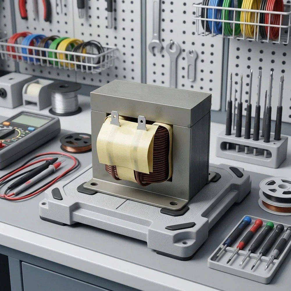 Transformer R2050 Rated 20A with Low Noise Characteristics and High Efficiency for Demanding Electronic Applications