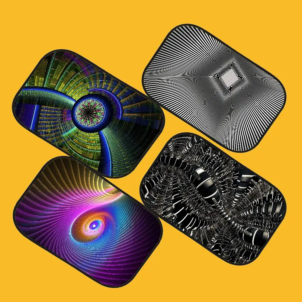 

3D визуальный 1 упаковка, солнцезащитный козырек на боковое окно автомобиля, теплоизоляция, статическое поглощение, автомобильный солнцезащитный барьер, козырек для водителя, интерьер