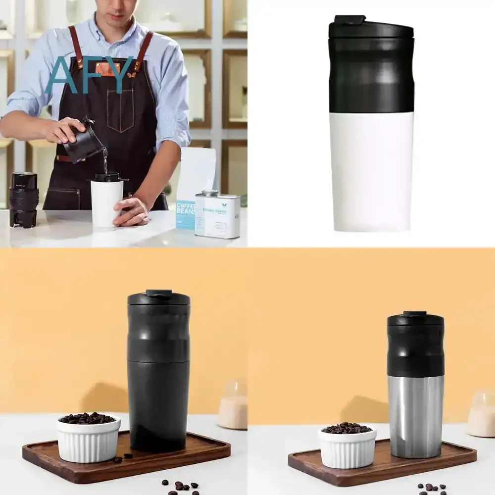 MG731D2 Coffee Maker for Nespresso USB Portable Electric Espresso Machine with Grinder Milling Function for Coffee Beans Cup