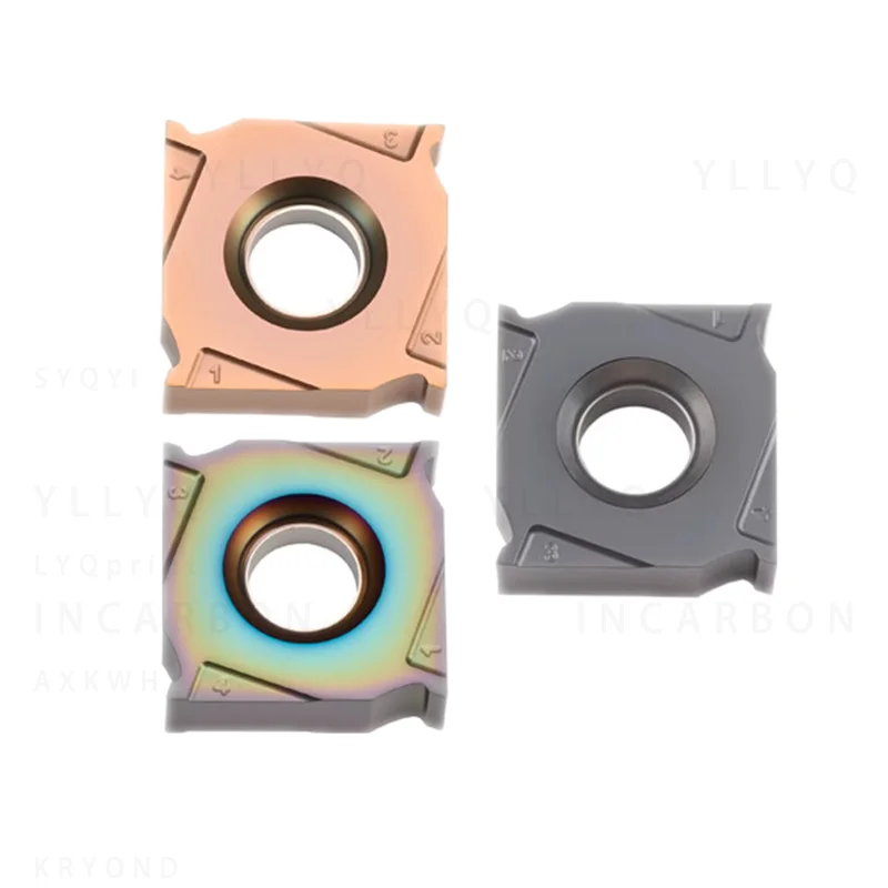 10Pcs XSEQ1202 XSEQ1203 XSEQ12T3 XSEQ1204 XSEQ12T4 Triangular Three Edge Milling Cutter T Slot Inserts CNC Carbide