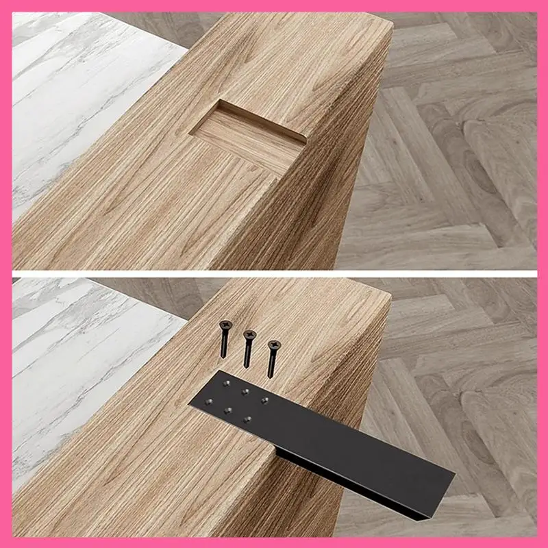 

Countertop Support Bracket Solid Heavy Duty Knee Wall Bracket Floating Shelf A 3Pcs