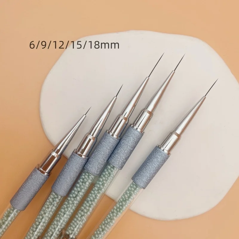 6-18mm Pennelli per nail art Penna per miglioramento delle unghie Intaglio Pittura colorata Penna per fiori Strumento Linea di disegno Penna Strumenti per manicure Nail Brus