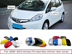 For Honda Fit 2008 2009 2010 2011 2012 2013 Car Accessories Rearview Mirror Cover Mirrors Housing Shell without Lamp Type