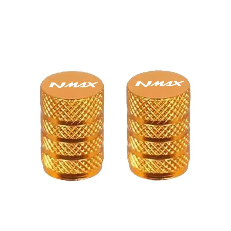 اكسسوارات الدراجات النارية لياماها Nmax N-max 125 155 2017 2018 2019 2020- 2023 2 قطعة CNC الألومنيوم الإطارات صمام غطاء منفذ الهواء غطاء