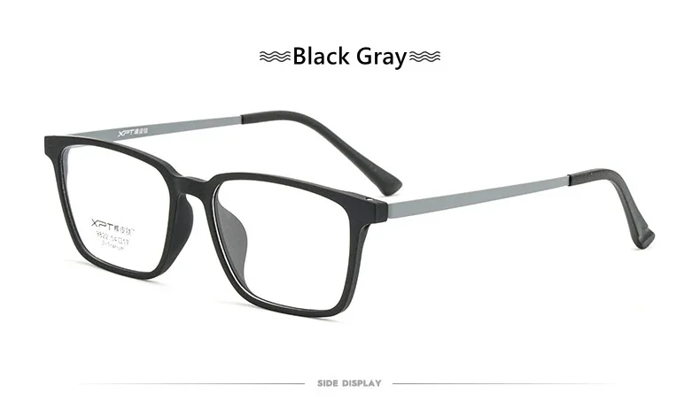 Ultraleichte, komfortable TR90-Brille für Damen, reines Titan, Retro-Quadrat-Brillengestell für Herren, Anti-Blaulicht-Brille – Detail 11