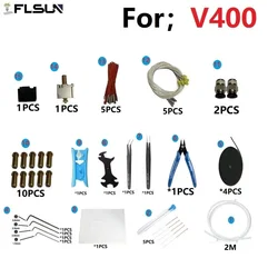 FLSUN V400 Hotend Clean Suits 3d Printer Accessories Cleaning Needle Heating Rods Temperature Sensor Nozzle Timing Belt Parts