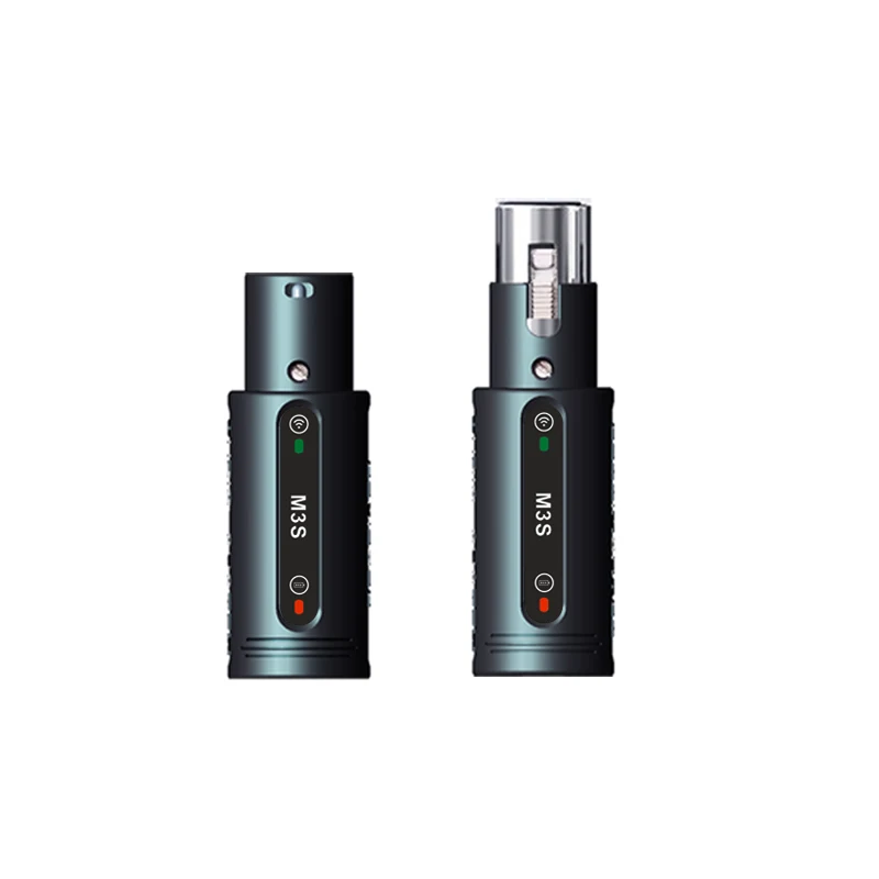Wireless XLR Microphone Transmitter Receiver 2.4GHz plug-in wireless microphone adapter for dynamic microphone audio mixers  Mic