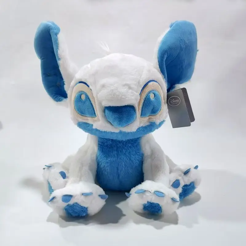 

Disney Lilo & Stitch Kawaii Snowflake Stitch Мягкие плюшевые игрушки Милый стежок Аниме Плюшевые игрушки Рождественские подарки для детей и девочек