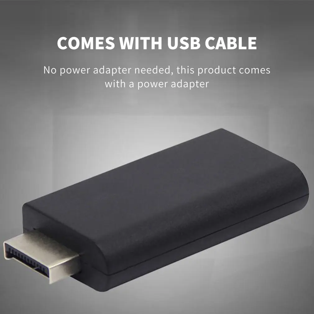 Kabel Adaptor Konverter Kompatibel dengan PS2 Ke HDMI dengan Output Audio Video 3.5Mm Mendukung Semua Mode Tampilan PS2 Dropshipping