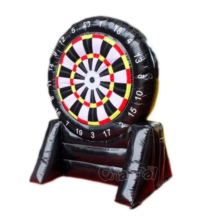

Giant Velcro Dart Board Sport Game Inflatable Dart Double Lane Inflatable Sport Game Axes for Sale
