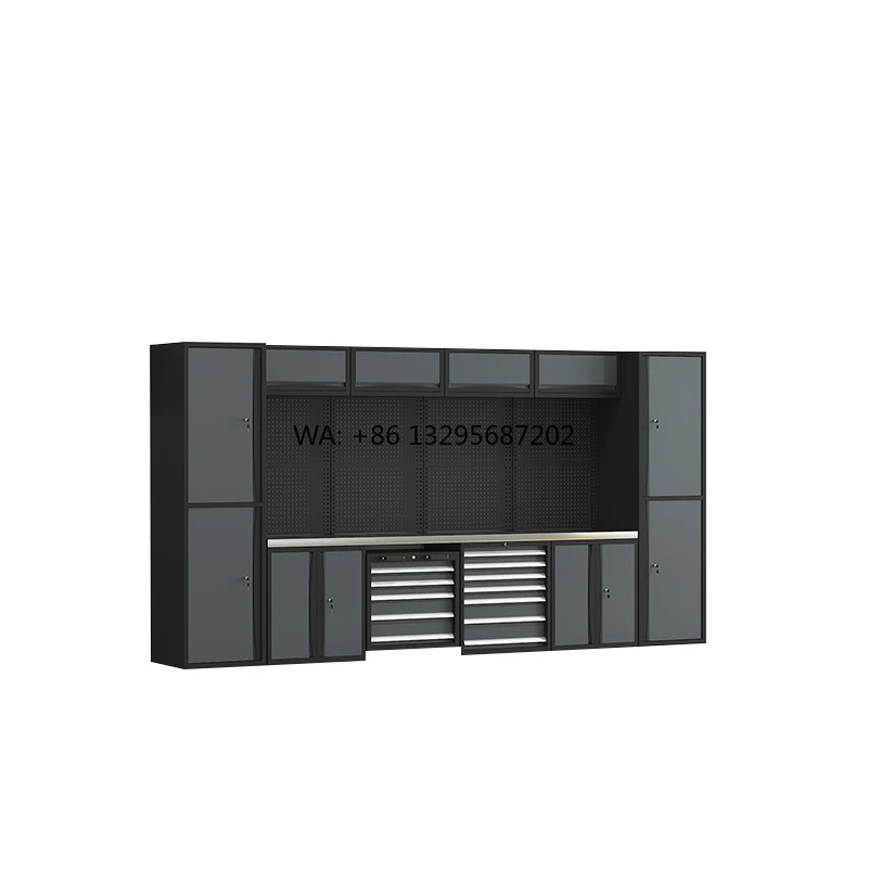 

Competitive Price Customizable Tool Cabinet Trolley With Side Cabinet Tool Box and Wheels for Car Garage Workshop