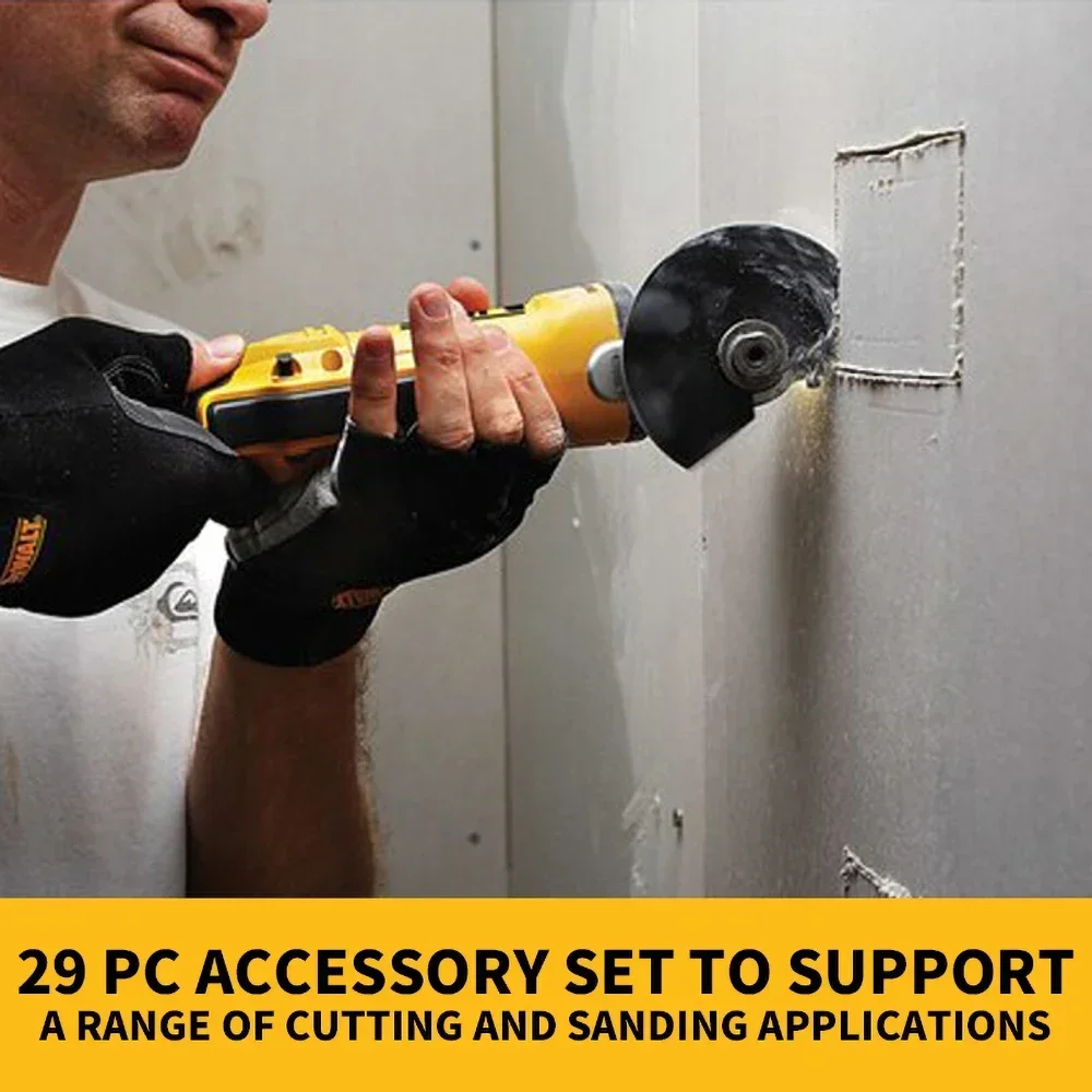Dewalt DCS355 Беспроводные осциллирующие многофункциональные инструменты, бесщеточные, 20 В, 20000 т/мин, угол поворота 3,2, амортизирующие универсальные, 18 В и 60 В