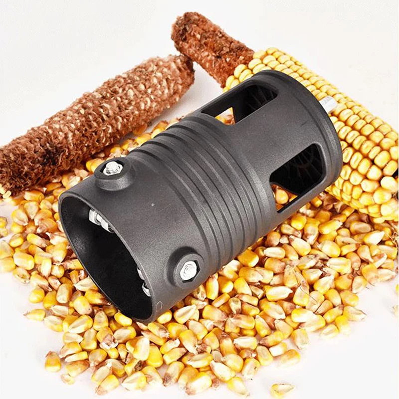 Portable Corn Thresher Accessory Fully Automatic Corn Peeling Machine Head Small Electric Grain Planer Separator