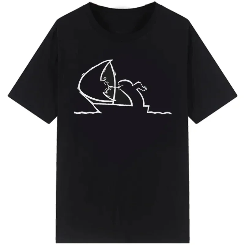 La Linea The Line Osvaldo Cavandoli TV T Shirt men Happy Fashion Women\'s tshirts Streetwear Tee Round Neck Casual Tops Camisetas