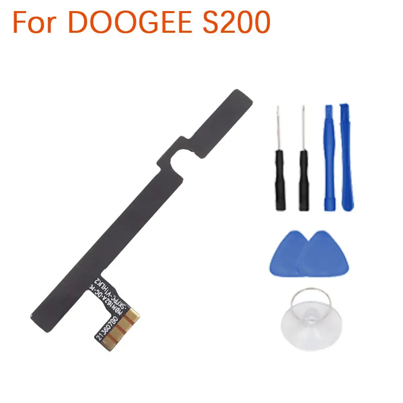 Original DOOGEE S200 Power Volume Button Inner Side Control Custom Key Cable flex FPC Accessories For DOOGEE S200 Smart Phone