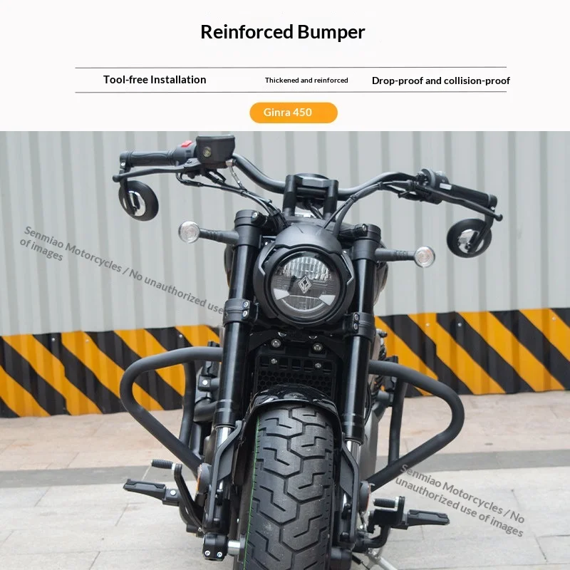 【Premium】For Benda Chinchilla 500/Chinchilla 450 modified parts Guard side bag backrest bumper folding accessories