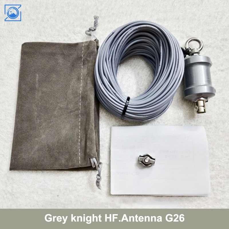 

Grey Knight HF.Antenna G26 1-30MHz Low Power Portable Shortwave Antenna Inverted V Horizontal Balun