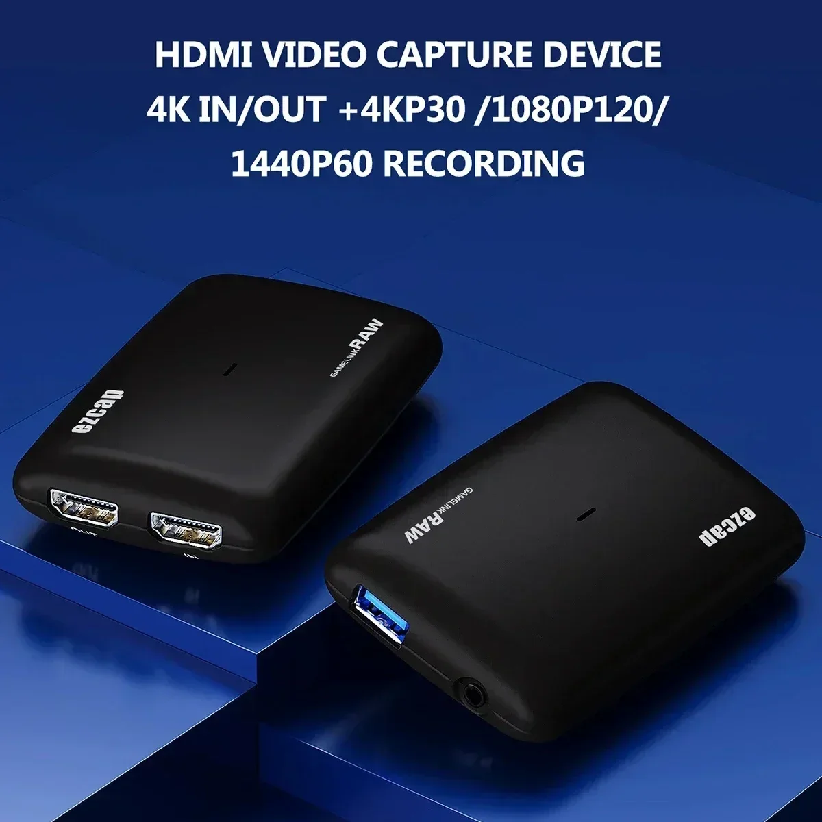 1080P 60Hz 4K Recording HDMI Loop Line in Audio Video Capture Card HDMI To USB 3.0 PC OBS Live Streaming Plate Videocapture Box