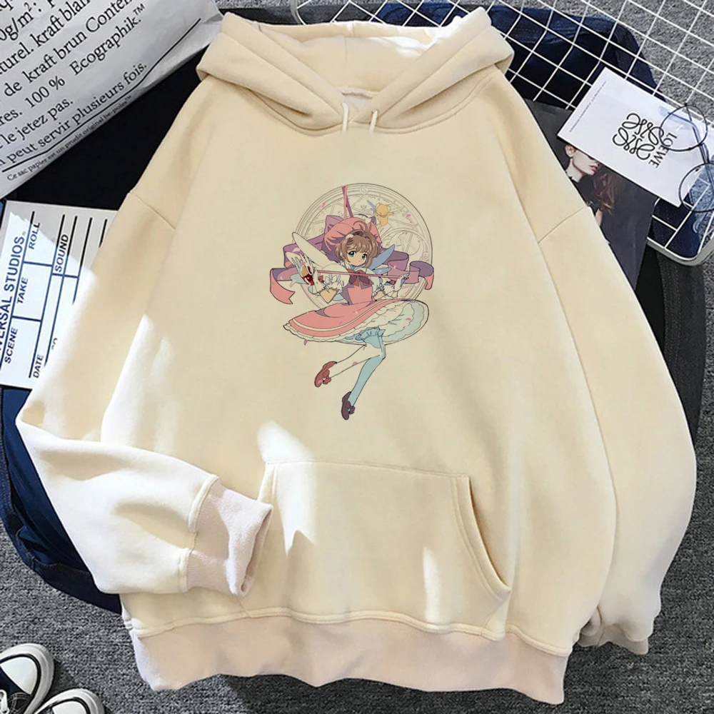 

Cardcaptor Sakura hoodies women streetwear 2023 anime Kawaii sweatshirts women aesthetic Hooded Shirt