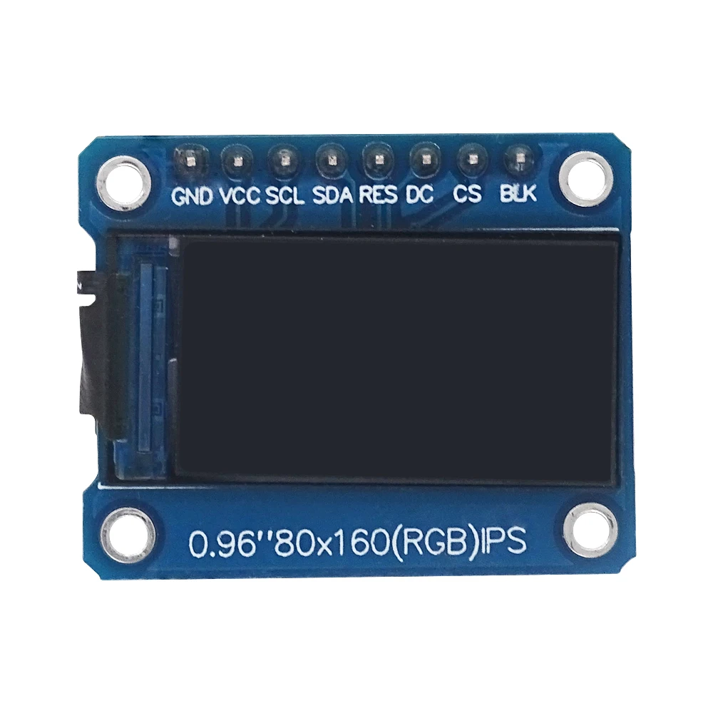 HD 65K 0.96 inch TFT Display Ips LCD Screen Drive IC ST7735S 3.3V 160x80 SPI Interface for Arduio Full Color LCD Display Module