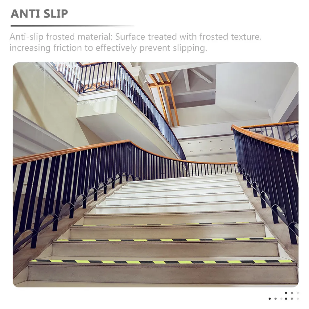 1 Roll Glow Tape 5M High Brightness Luminous Warning Tape Anti-Slip Frosted Surface for Indoor Outdoor Stairs Stage Direction