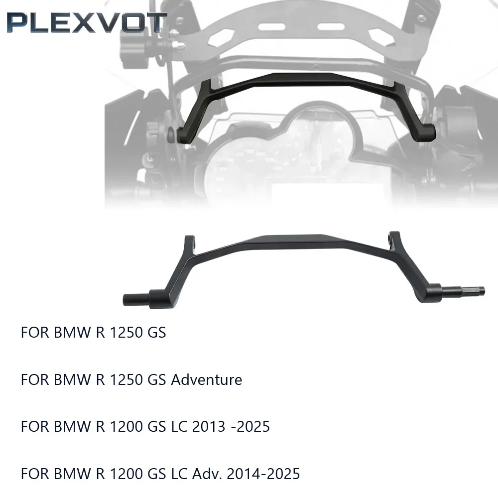 

For BMW R1200GS Adventure 2014-2025 R1250GS Adventure 2019-2024 Motorcycle Windshield Bracket Holder Mount