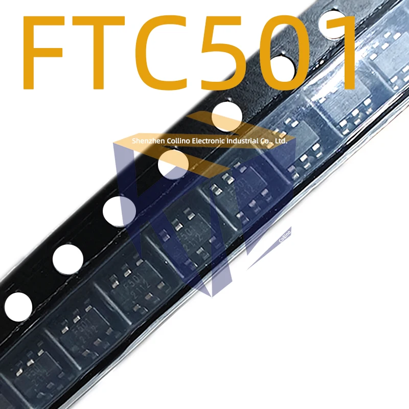 5pcs FTC501 SOT23-6 Enhanced Capacitive Touch Button Processing Chip IC F501