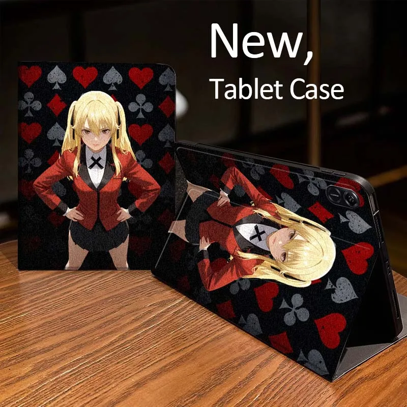 

Japanese anime Kakegurui For MediaPad MatePad Air SE Pro M6 M5 M2 T10s T5 10 11 12.6 11.5 12 X 10.8 Inch 10.1 Tablet Case