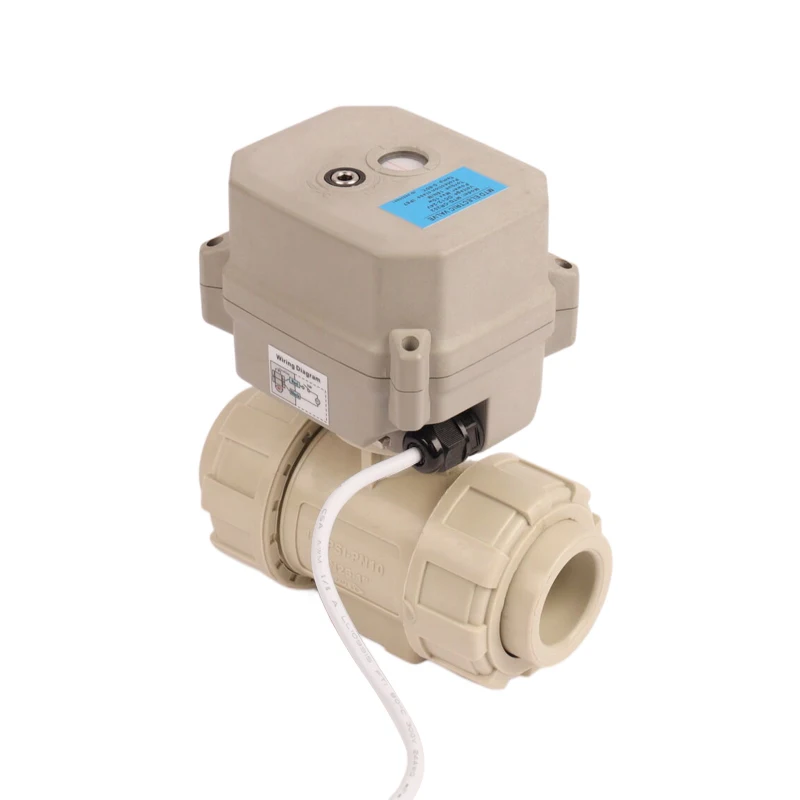 12V 24V DC 2 Way PPH Mini Smart Motor Operated Electric Actuator Water Control Automatic Rotary Ball Valve