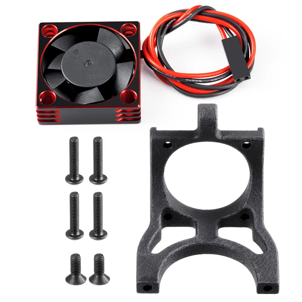 AXSPEED Motore Radiatore TRX Spina Ventola di Raffreddamento con Supporto per Team Associated RC10 1/10 RC Auto Parti di Aggiornamento Accessori