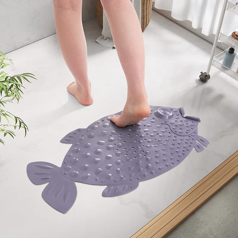 Badezimmermatte für die Dusche zum Reiben der Füße, um abgestorbene Haut zu entfernen und Fußpolster zu massieren.