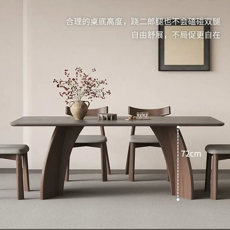 medium and antique small apartment household rectangular dining table