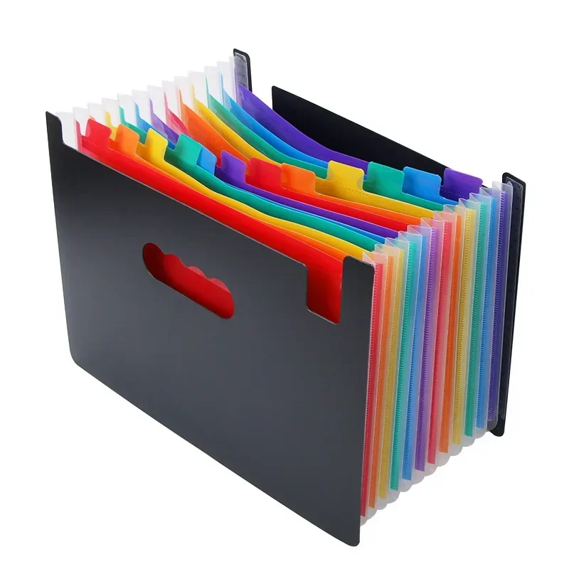 

12 Pocket Expanding File Folder, Accordion Filing, Paper Document Receipt Organizer