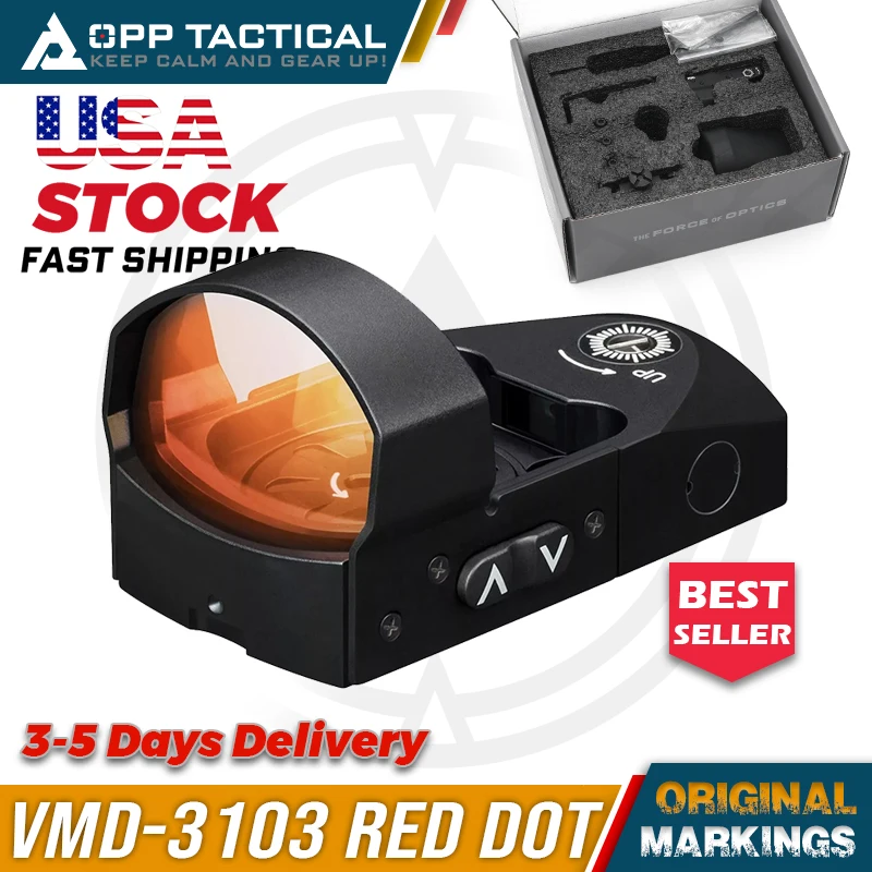 Tactical Red Dot Sight for Rapid Target Acquisition and Pinpoint Accuracy, VMD-3103, 1x26.5mm