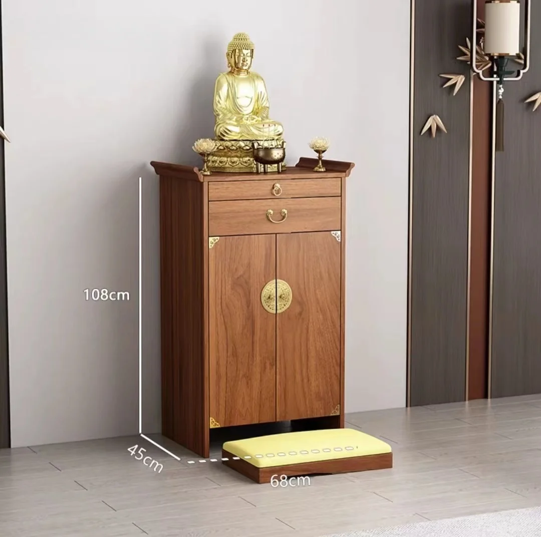 #Modern Buddha Statue Offering Table & Multi-Purpose Shrine With Customizable Sizes For Home Living Room