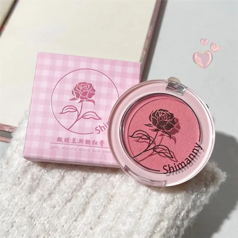 Blush natureza mostrar clareza doce e suave natural e delicado creme de cuidados faciais blush baixa saturação pêssego