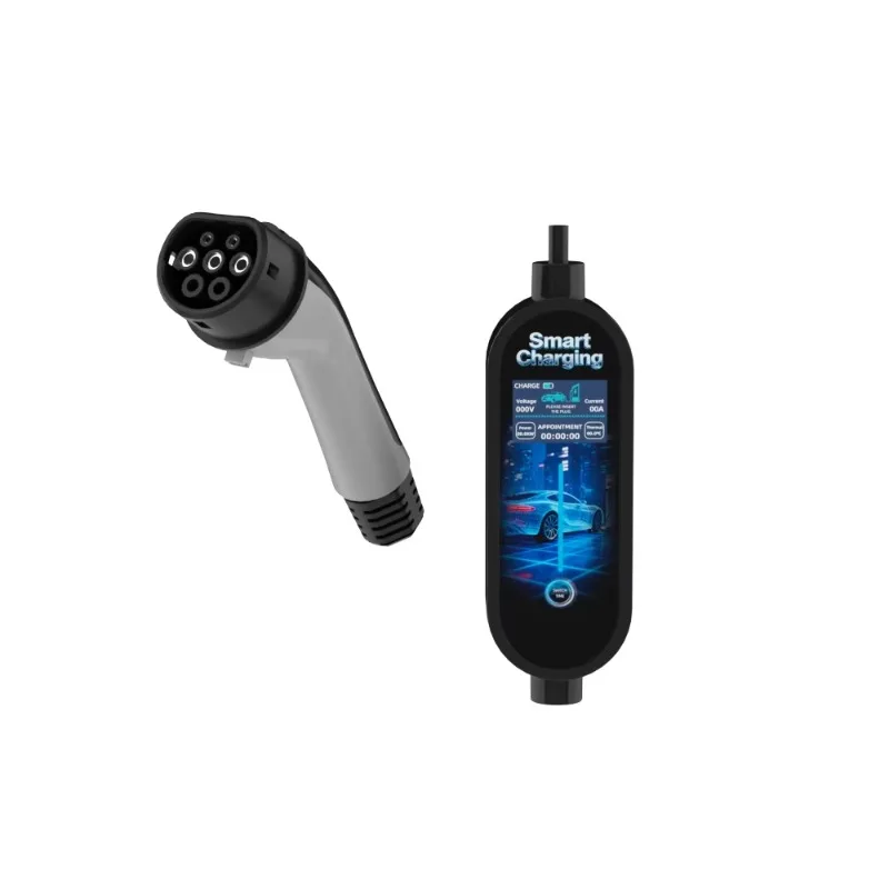 Portable Electric Car Charger 16A/32A Adjustable - IP67 Waterproof - 5M Cable