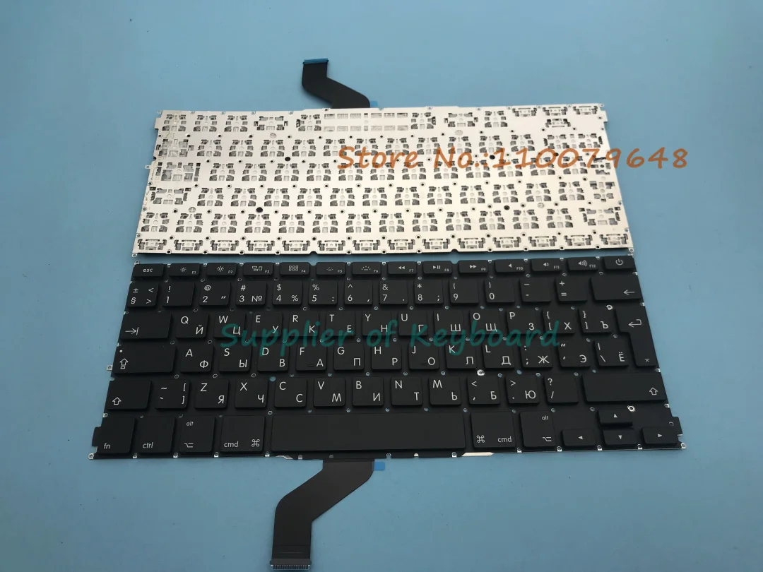 

NEW Russian/English Keyboard For Apple Macbook Pro 13" Retina A1425 MD212 MD213 2012-2013 Laptop
