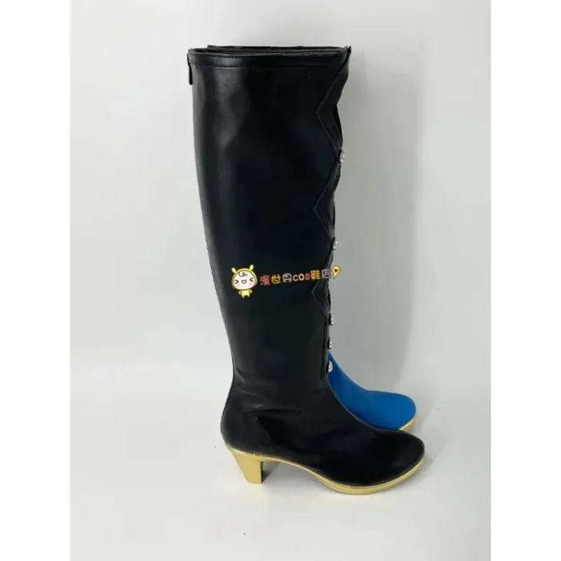 Pjsk Tenma tsukala game project Sekai cosplay props PU leather shoes Halloween carnival boots custom mader,7;k'2.s;9,