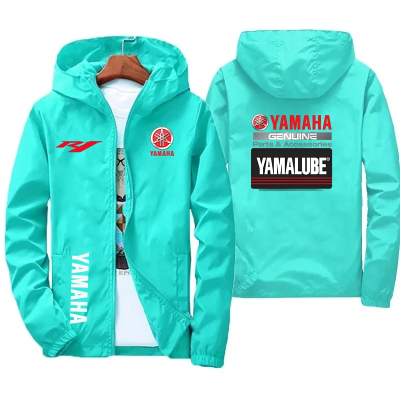 

Yamaha 2026 Off-road Motorcycle Men's Windproof Fashion Jacket with Fine Hood Racing Suit Fast Shipping
