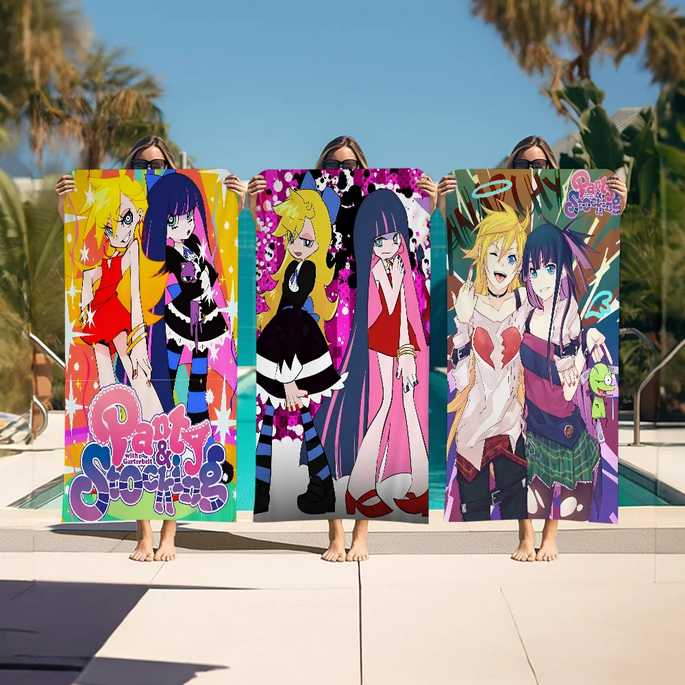 

Panty And Stocking With Garterbelt Anime Big Microfiber Beach Towels Quick Dry Towel Sand Beach TowelsTowel For Travel Pool