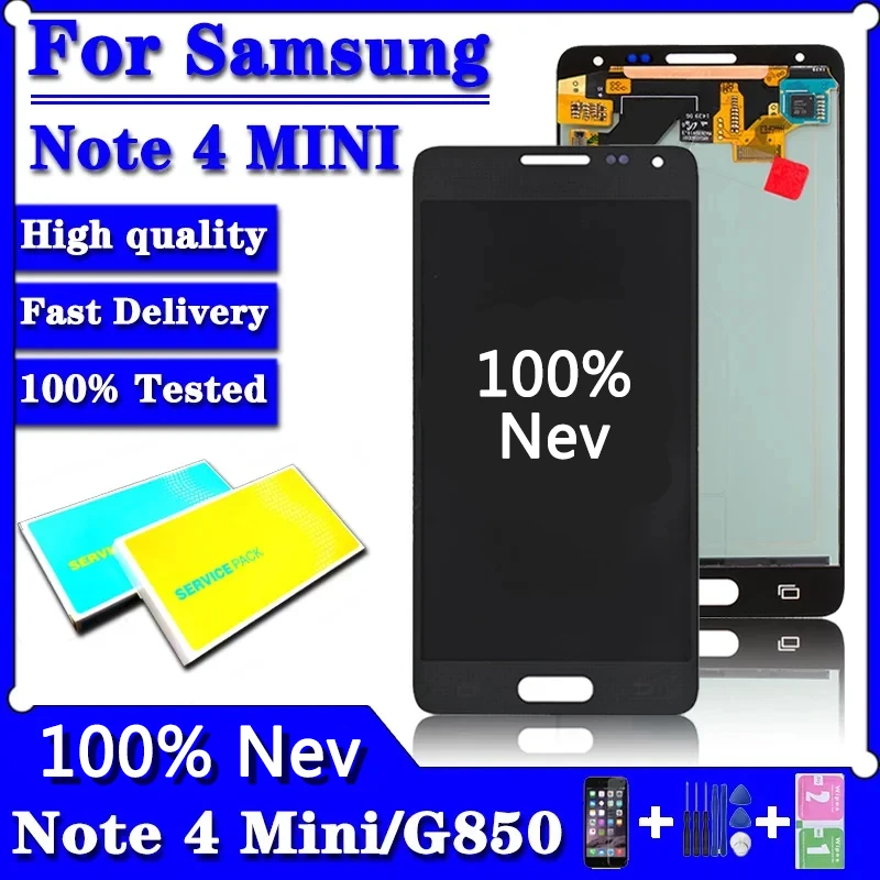 New For Samsung  Alpha (S801) G850 LCD G850F G8508S LCD Display Touch Screen Digitizer Note 4 Mini LCD