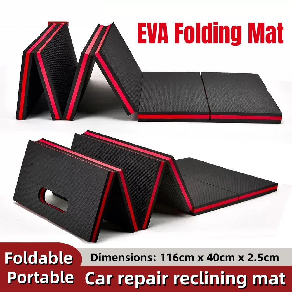 

Foldable EVA Utility Mat with Handle for Kneeling Workouts Garages Gardening Camping Picnics Outdoor Adventures and Home Gyms