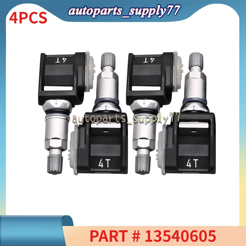 

4 шт. 13540605 датчик контроля давления в шинах TPMS 433 МГц для Chevrolet Camaro Silverado 3500 GMC Sierra 3500 2020-2022 гг.